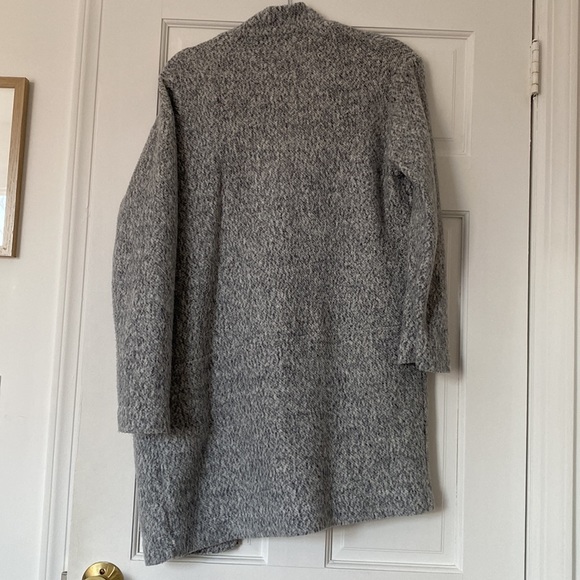 Zara Grey Marl Midi Coat S - Picture 7 of 9